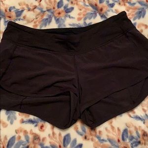 Black lululemon shorts